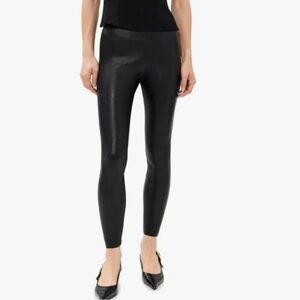NWT Commando 7/8 Faux Leather Legging - Black- Size XS